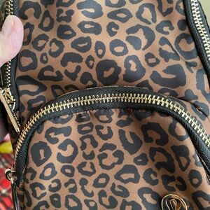 Lululemon Leopard Print Crossbody Bag